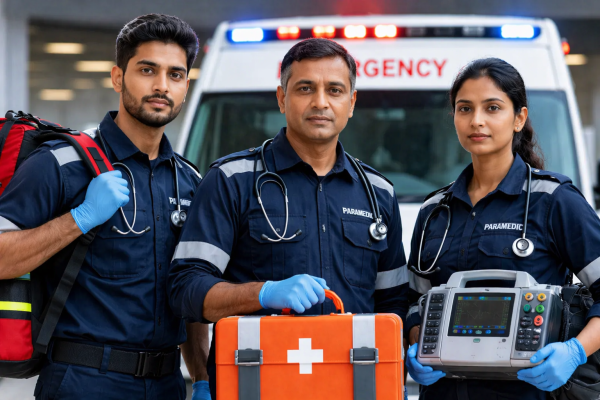 24/7 emergency and trauma care team at Career Hospital Bhopal