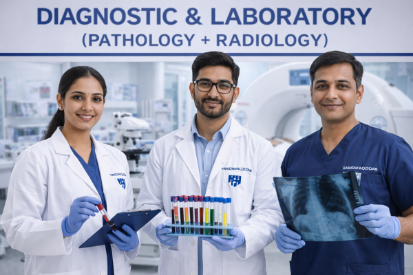 Diagnostic laboratory, pathology and radiology services at CIMS Bhopal